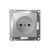 Розетка AtlasDesign 16А без заземл. без шторок быстрозажим. клем. механизм алюм. SE ATN000341S