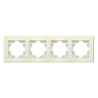 Рамка 4-м Афина универс. сл. кость (ivory) Universal A0046-I