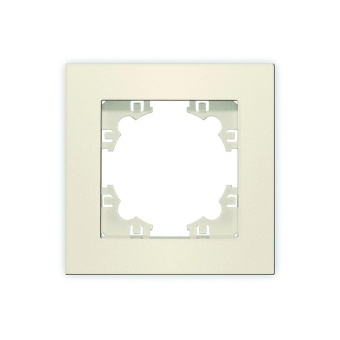 Рамка 1-м Афина сл. кость (ivory) Universal A0053-I