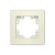 Рамка 1-м Афина сл. кость (ivory) Universal A0053-I