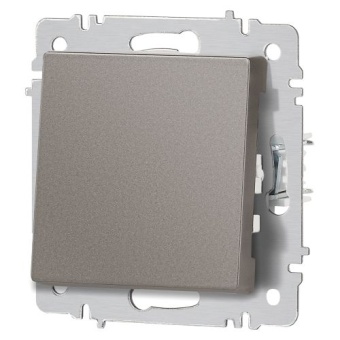 Переключатель 1-кл. СП Accent 6-103-09 10А IP20 250В AL/CU титан Intro Б0063451