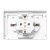 Розетка 2-м СП Эпика 16А IP44 с заземл. защ. шторки с рамкой с крышками механизм бел. EKF UP1-SOW-211-44