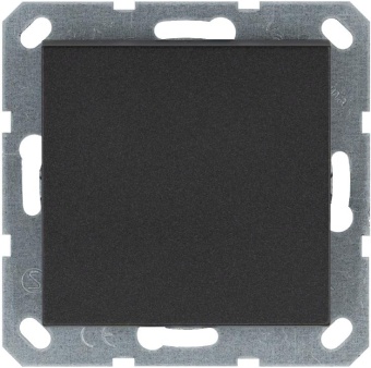 Переключатель проходной 1-кл. 10А IP20 механизм антрацит Jasmart G3012B