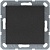Переключатель проходной 1-кл. 10А IP20 механизм антрацит Jasmart G3012B