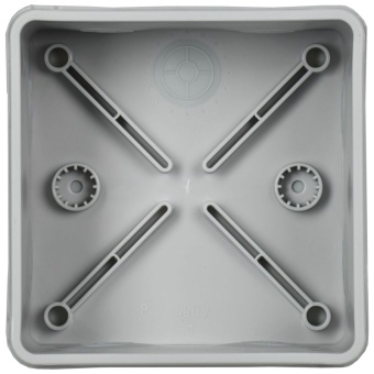 Коробка распаячная ОП КМ42455 100х100х50мм IP67 8 вводов сер. IEK UKO21-100-100-050-K41-66