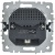 Розетка BRITE РЮш10-1-БрАБ 16А с USB A+A 2.1А с заземл. защ. шторки механизм арктич. бел. IEK BR-R14-16-U21-D21-K91