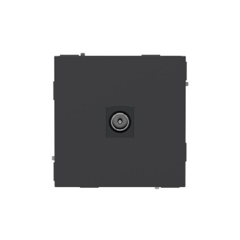 Розетка телевизионная одиночная TV KANT черн. уголь DKC 7012503