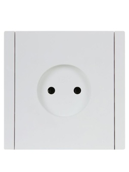 Розетка СП FORTE&PIANO FP218 10А без заземл. без защ. шторок винт. крепл. бел. IEK FP-R10-10-K01