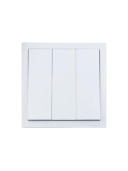 Выключатель 3-кл. СП ZIMA IP20 10А безвинт. зажим бел. LEZARD 704-0288-109QC