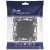 Выключатель 1-кл. СП Elegance 14-1102-05 10А IP20 250В 10AX с подсветкой механизм антрацит Эра Б0034219