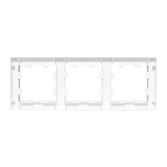 Рамка 3-м Эпика пластик бел. EKF UP1-FPW-03