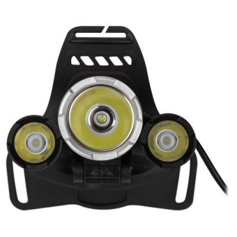 Фонарь аккумуляторный налобный GA-809 8Вт 3SMD CREE High Power Headlamp алюм. Эра Б0056111