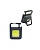 Фонарь-брелок аккумуляторный походный кемпинг 6Вт COB LED Li-po 502030 200мА.ч USB-шнур type C корпус ABS-пластик алюм. открывалка магнит на корпусе карабин регулируемая подставка КОСМОС KOC207Lit