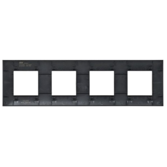 Рамка 4-м SKANDY SK-F04Bl черн. IEK SK-M42-K02