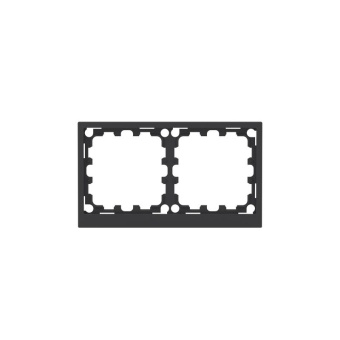 Рамка 2-м KANT черн. уголь DKC 7012904