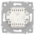 Переключатель 2-кл. СП Accent 6-107-05 10А IP20 250В AL/CU антрацит Intro Б0063564