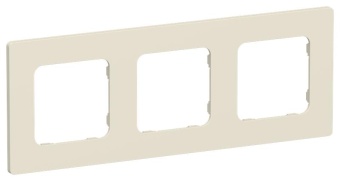 Рамка 3-м СП FLITE РУ-3-К-ФлСл сливочный IEK FI-M32-32-20-K86