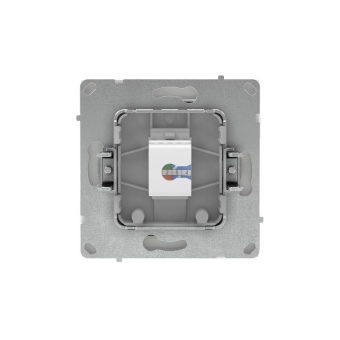 Розетка компьютерная 1-м KANT RJ45 кат.5E без шторки бел. магнолия DKC 7000663