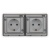 Розетка Эксперт 11-2523-01 2х2P+E гориз. IP55 16А-250В СУ бел. Эра Б0063276