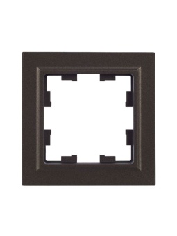 Рамка 1-м BRITE РУ-1-БрТБ бронза IEK BR-M12-K45