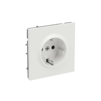 Розетка силовая KANT 2P+E без шторки бел. песок DKC 7010033