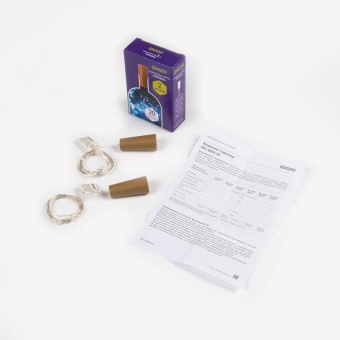 Гирлянда "Пробки" DC-G04-20WS2 20 LED 3х(LR44/LR1154/AG13/G13) в компл. бел. (уп.2шт) ФАZА 5059696
