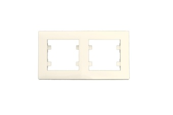 Рамка 2-м Karea RIZZ крем Makel 88010702