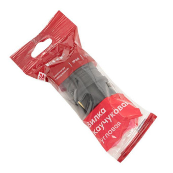 Вилка угловая 16А 2P+PE 230В IP44 каучук PROxima EKF RPS-017-16-230-44-r