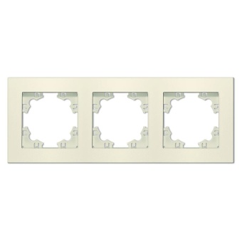 Рамка 3-м Афина универс. сл. кость (ivory) Universal A0045-I