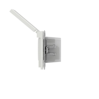 Розетка силовая KANT IP44 2P+E защ. шторки с крышкой бел. песок DKC 7010013