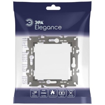 Переключатель перекрестный 1-кл. СП Elegance 14-1108-01 10А IP20 250В 10AX механизм бел. Эра Б0034256