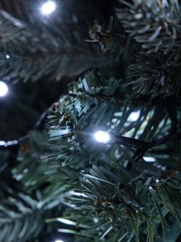 Гирлянда AC-G02-80W 80LED 8.8м 8реж. 220В бел. ФАZА 5047716