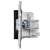 Розетка SKANDY 16А с заземл. защ. шторки SK-R04G графит IEK SK-R14-16-K53
