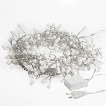 Гирлянда светодиодная "Мишура LED" 6м 576LED красн. 35Вт 220-240В IP20 провод ПВХ прозр. Neon-Night 303-612