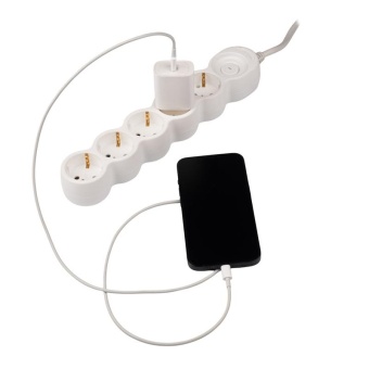 Удлинитель EX-05GS-500 (5х5) заземл. выкл. JazzWay 5065208