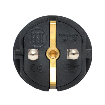 Вилка угловая 16А 2P+PE 230В IP44 каучук PROxima EKF RPS-017-16-230-44-r