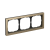 Рамка 3-м ArtGallery Pure метал. латунь SE GAL312203