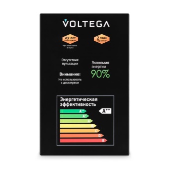 Лампа светодиодная филаментная Loft 271 G125 4Вт 2700К E27 Voltega 8522