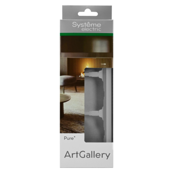 Рамка 3-м ArtGallery Pure матов. органич. стекло бел. SE GAL330103