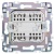 Выключатель проходной 2-кл. SKANDY 10А SK-V10B с индикацией беж. IEK SK-V22-1-10-K10