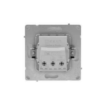 Розетка силовая KANT 2P+E без шторки бел. магнолия DKC 7000033
