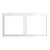 Рамка 2-м S70 пластик. бел. глянцевый Voltum VLS100201