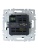 Розетка BRITE USB A+A 3.1А РЮ10-1-БрГ механизм графит IEK BR-U21-D31-K53