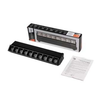 Светильник светодиодный трековый PTR 2120R 20Вт 4000К IP40 60град. 270мм BL черн. Pro+ JazzWay 5031562
