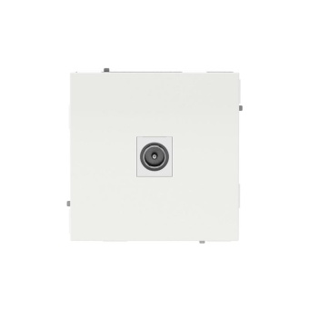 Розетка телевизионная одиночная TV KANT бел. магнолия DKC 7000503