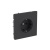 Розетка силовая KANT 2P+E без шторки черн. уголь DKC 7012033