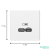 Розетка USB ArtGallery тип C 65Вт QC PD высокоскор. ЗУ механизм бел. SE GAL000127