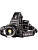 Фонарь налобный аккум. 10Вт P70 LED/Li-ion18650 3х1200мА.ч алюм. КОСМОС (KOC853Lit)