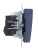 Розетка BRITE РСбш10-3-БрМ 16А IP20 с заземл. защ. шторки с крышкой механизм маренго IEK BR-R16-16-K35