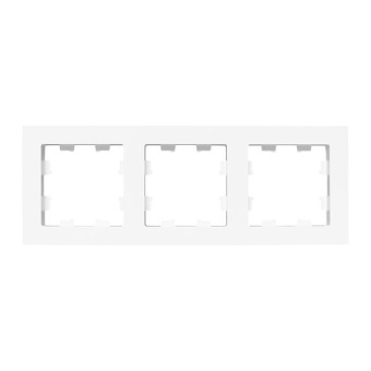 Рамка 3-м Эпика пластик бел. EKF UP1-FPW-03